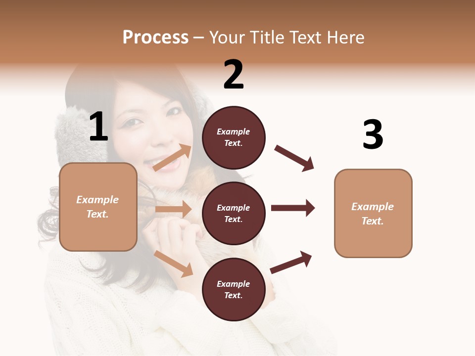 Sweater Seasonal White Background PowerPoint Template