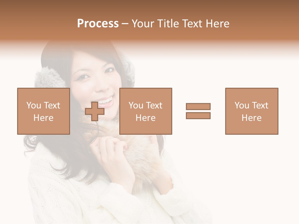 Sweater Seasonal White Background PowerPoint Template