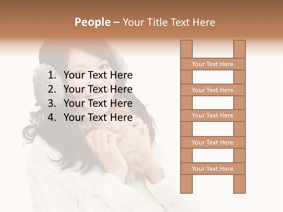 Sweater Seasonal White Background PowerPoint Template