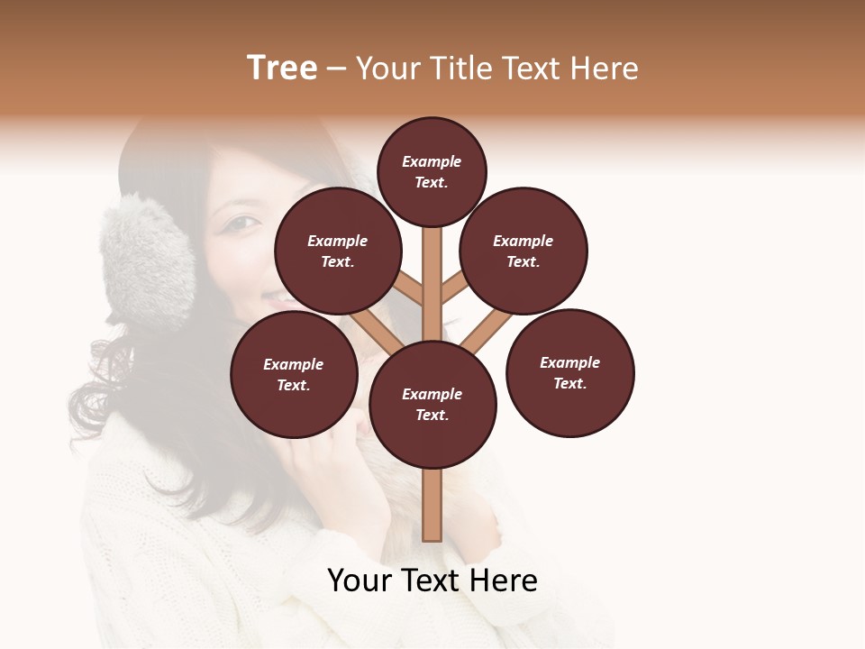 Sweater Seasonal White Background PowerPoint Template