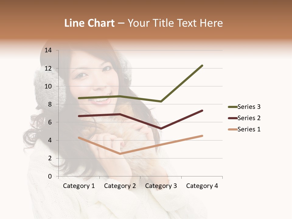 Sweater Seasonal White Background PowerPoint Template