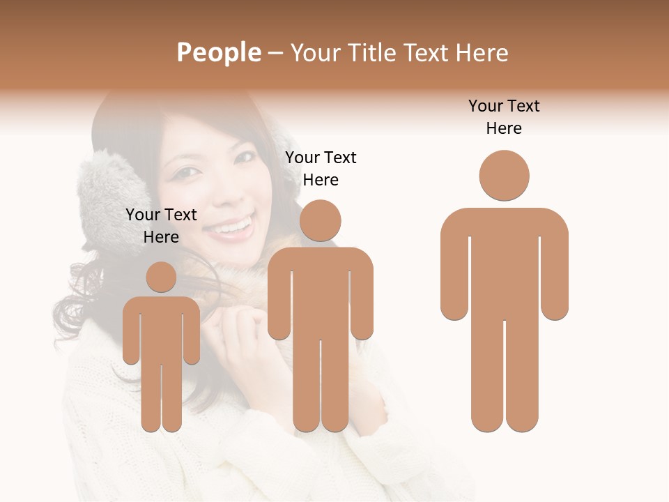 Sweater Seasonal White Background PowerPoint Template