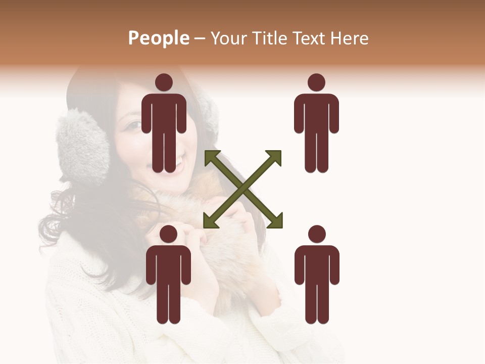 Sweater Seasonal White Background PowerPoint Template