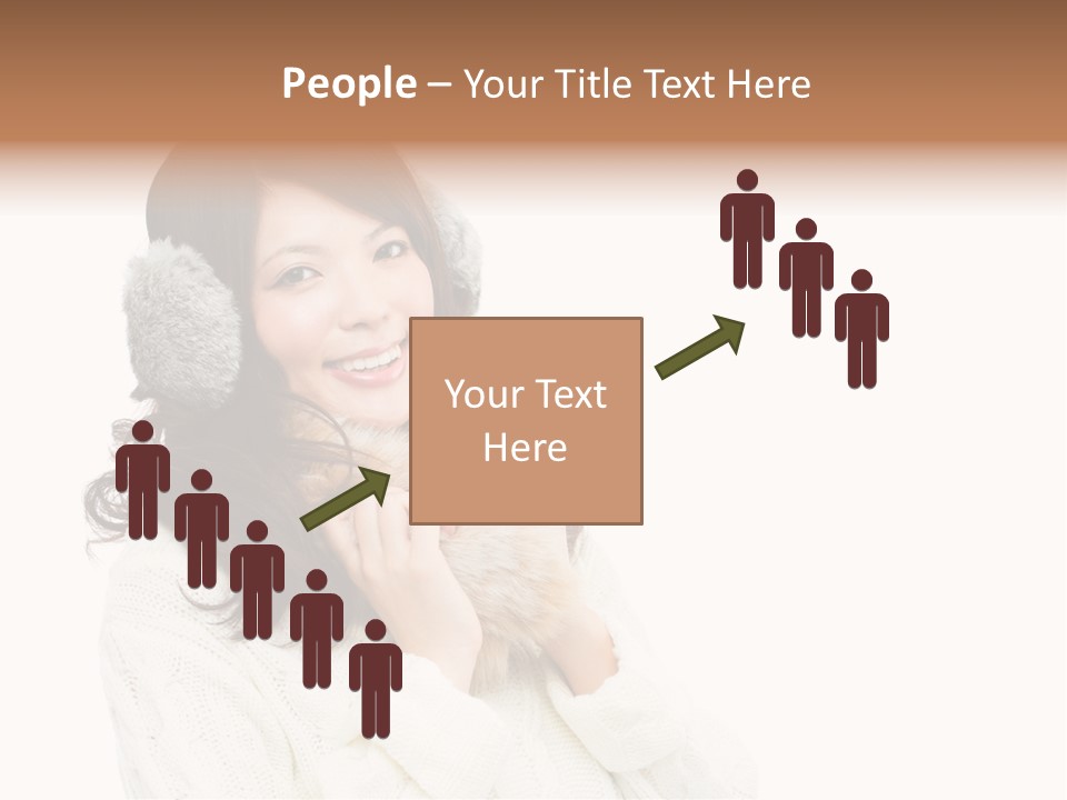 Sweater Seasonal White Background PowerPoint Template