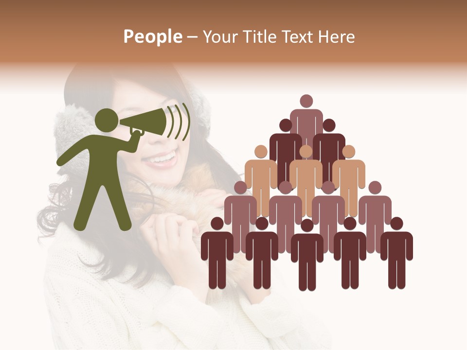 Sweater Seasonal White Background PowerPoint Template