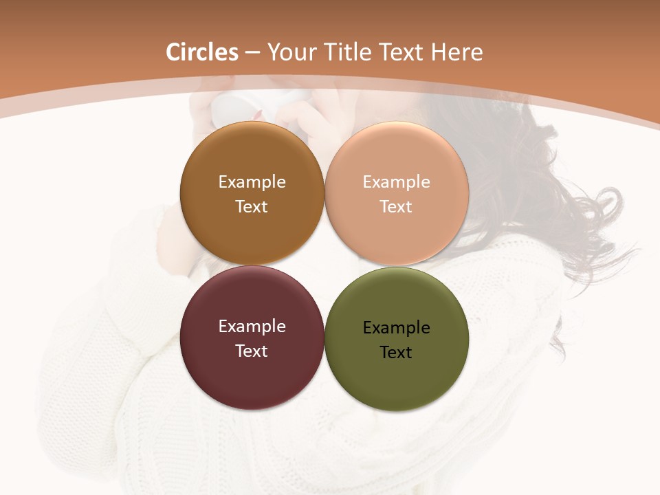 Female Alone Taiwanese PowerPoint Template