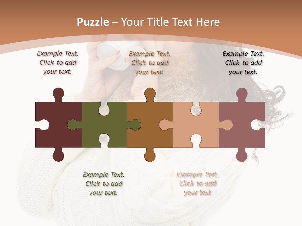 Female Alone Taiwanese PowerPoint Template