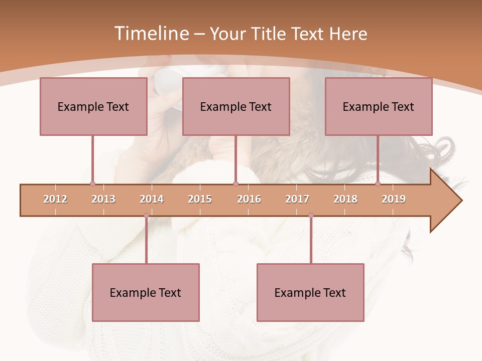 Female Alone Taiwanese PowerPoint Template