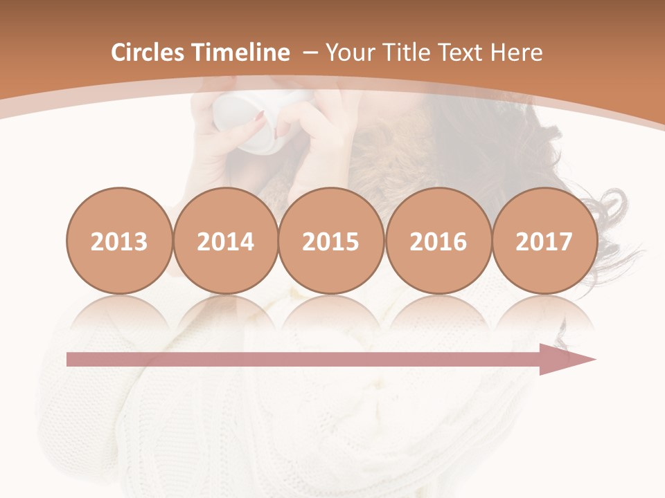 Female Alone Taiwanese PowerPoint Template