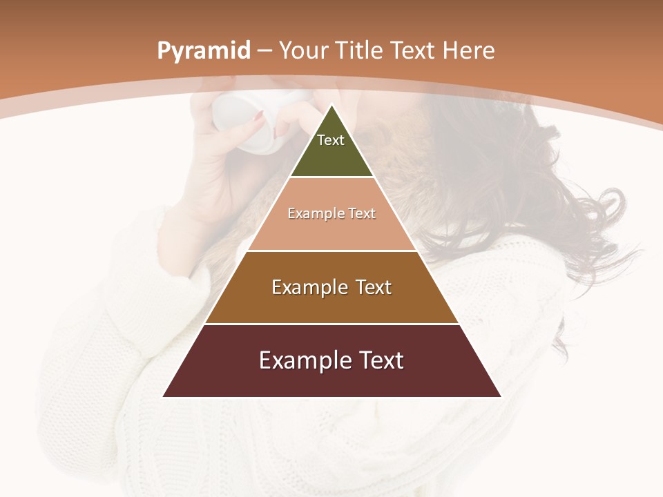 Female Alone Taiwanese PowerPoint Template