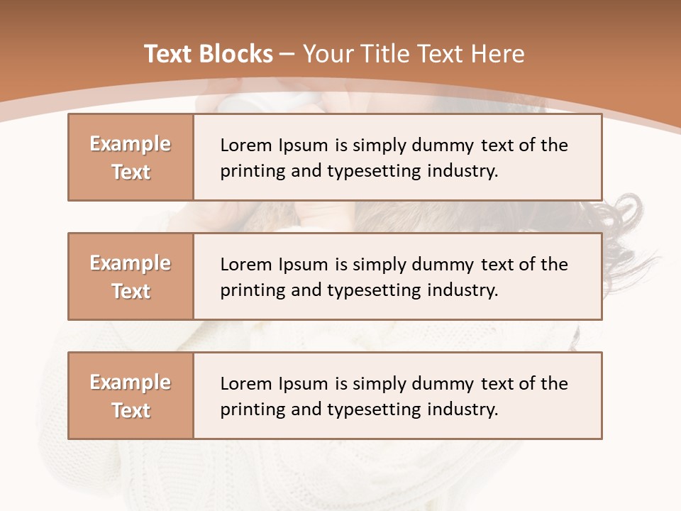 Female Alone Taiwanese PowerPoint Template