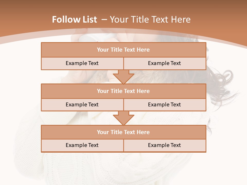 Female Alone Taiwanese PowerPoint Template