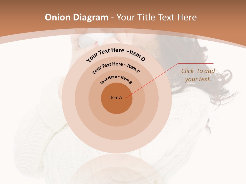 Female Alone Taiwanese PowerPoint Template