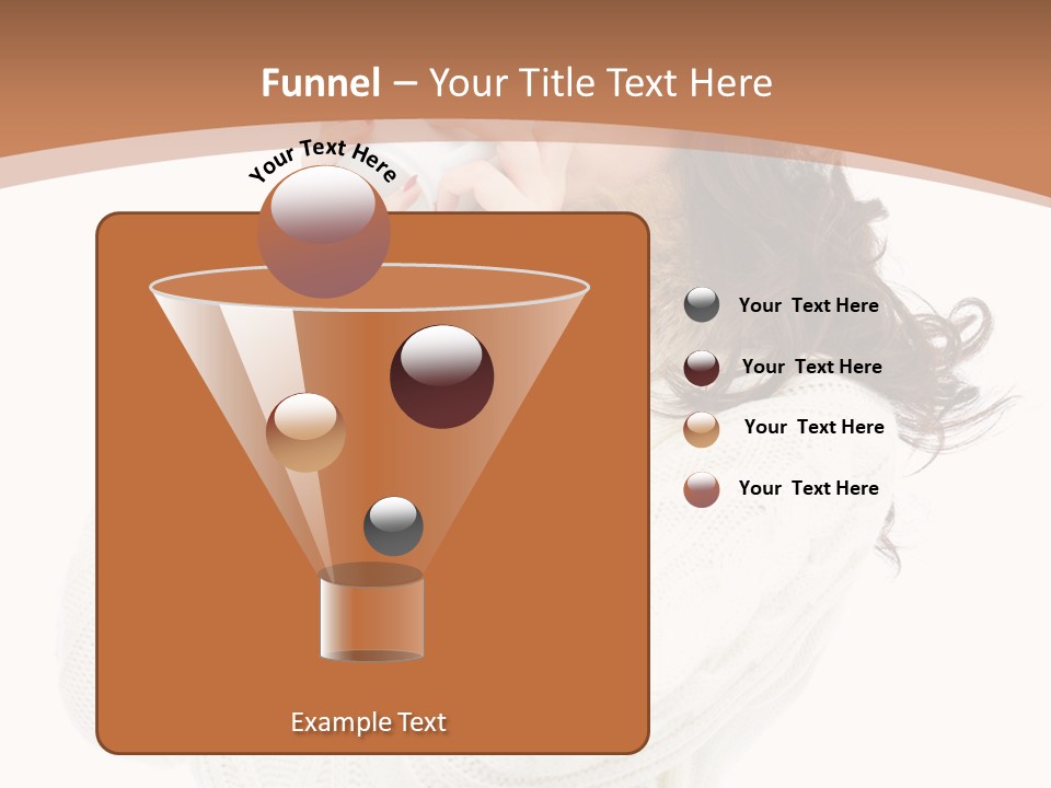 Female Alone Taiwanese PowerPoint Template