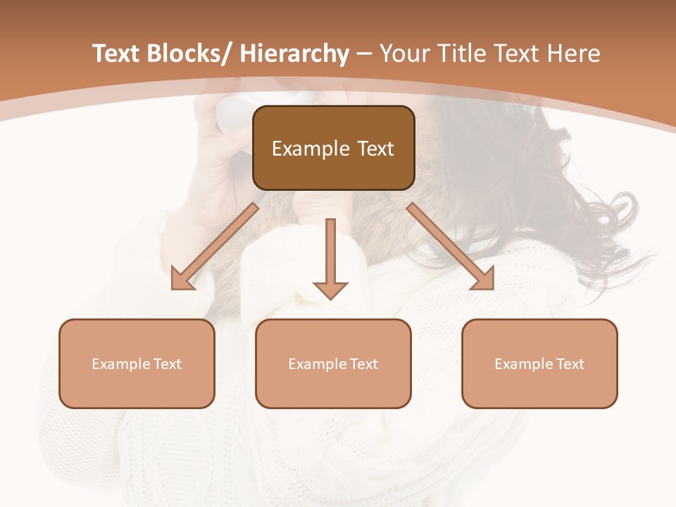 Female Alone Taiwanese PowerPoint Template