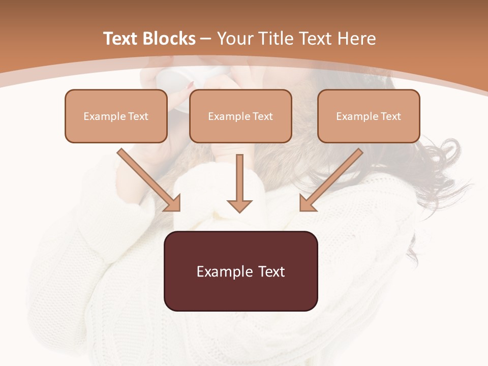 Female Alone Taiwanese PowerPoint Template