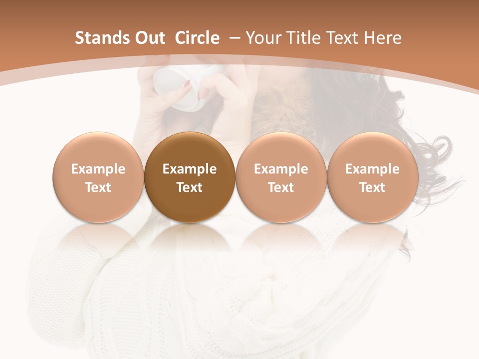 Female Alone Taiwanese PowerPoint Template