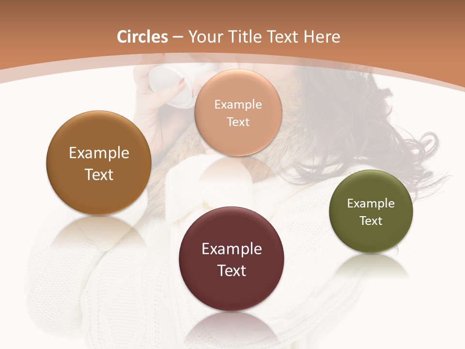 Female Alone Taiwanese PowerPoint Template