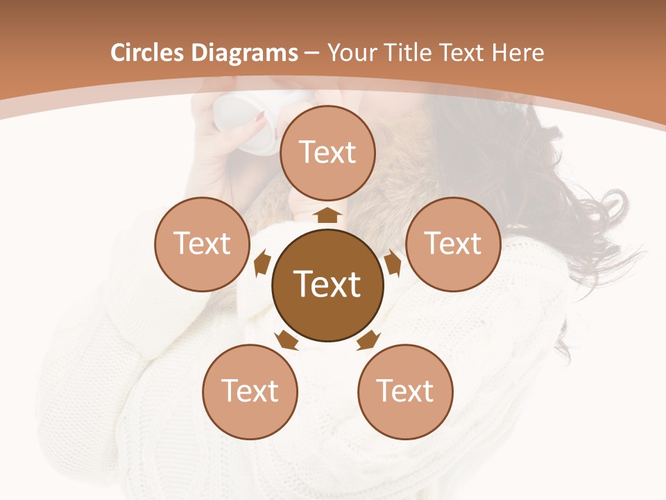 Female Alone Taiwanese PowerPoint Template