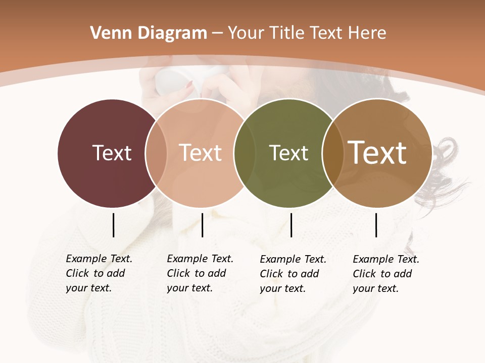 Female Alone Taiwanese PowerPoint Template