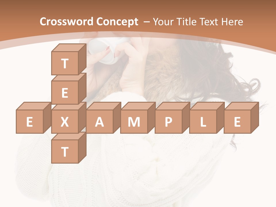 Female Alone Taiwanese PowerPoint Template