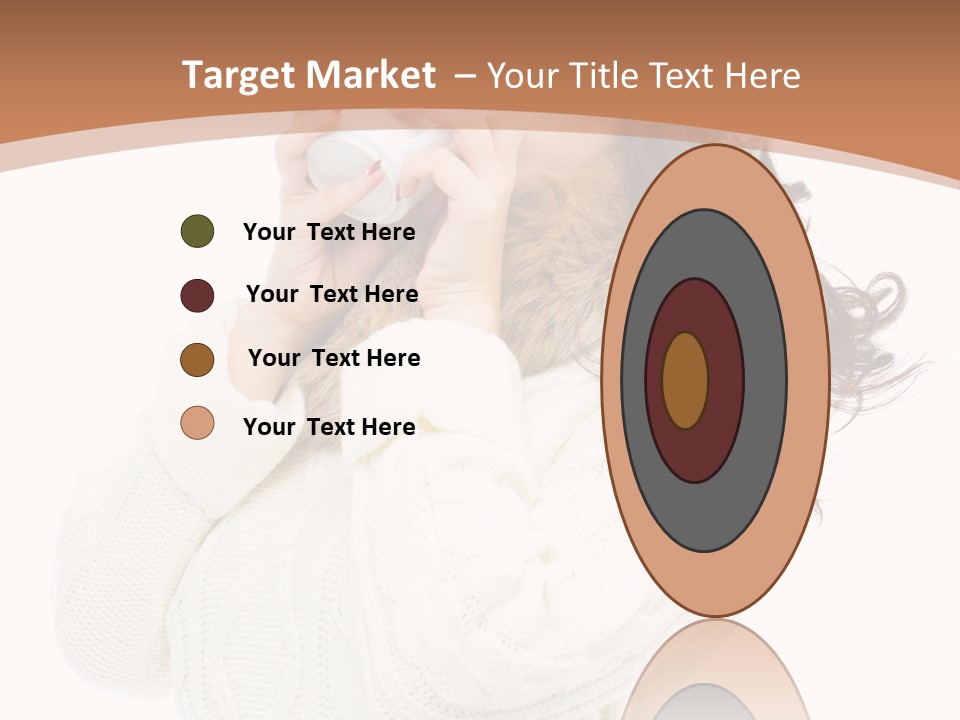 Female Alone Taiwanese PowerPoint Template