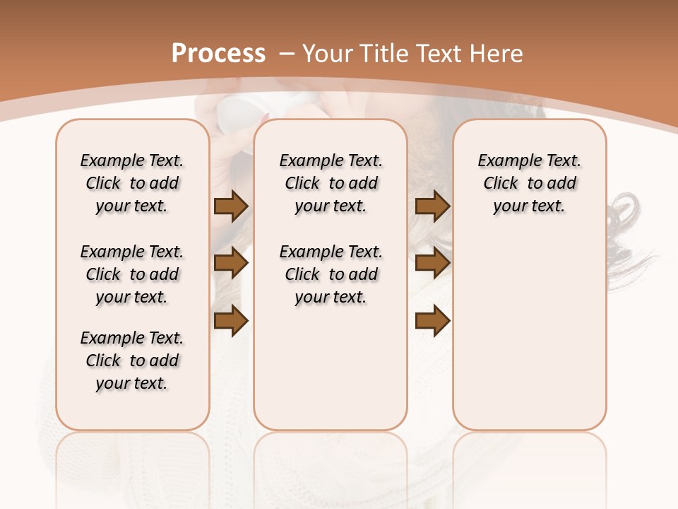 Female Alone Taiwanese PowerPoint Template
