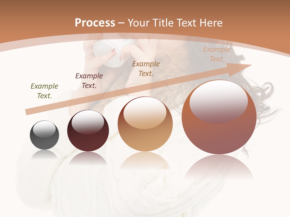 Female Alone Taiwanese PowerPoint Template