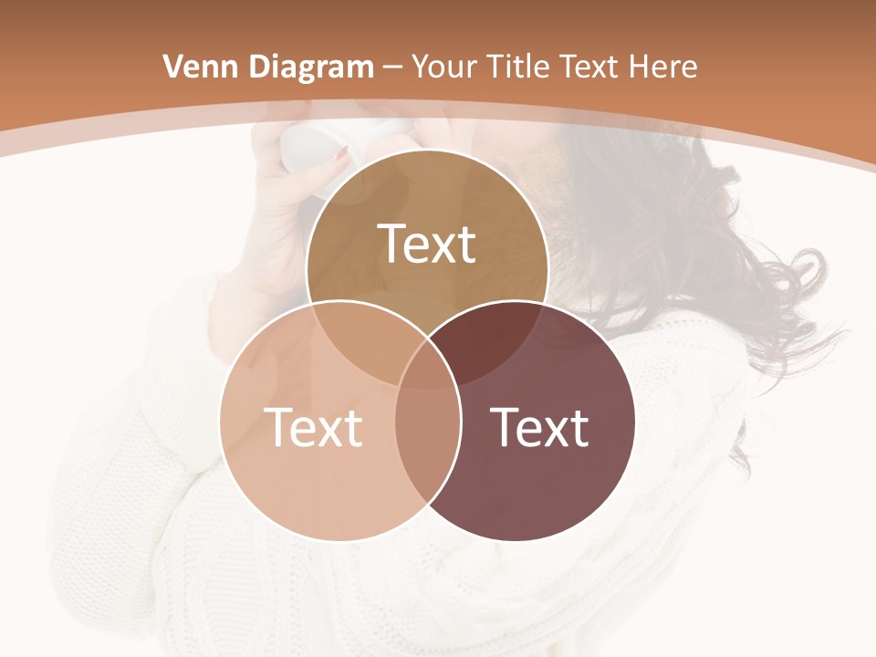 Female Alone Taiwanese PowerPoint Template