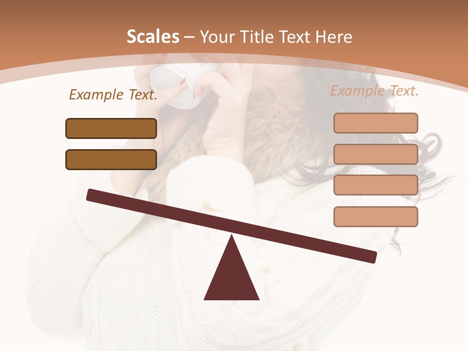 Female Alone Taiwanese PowerPoint Template