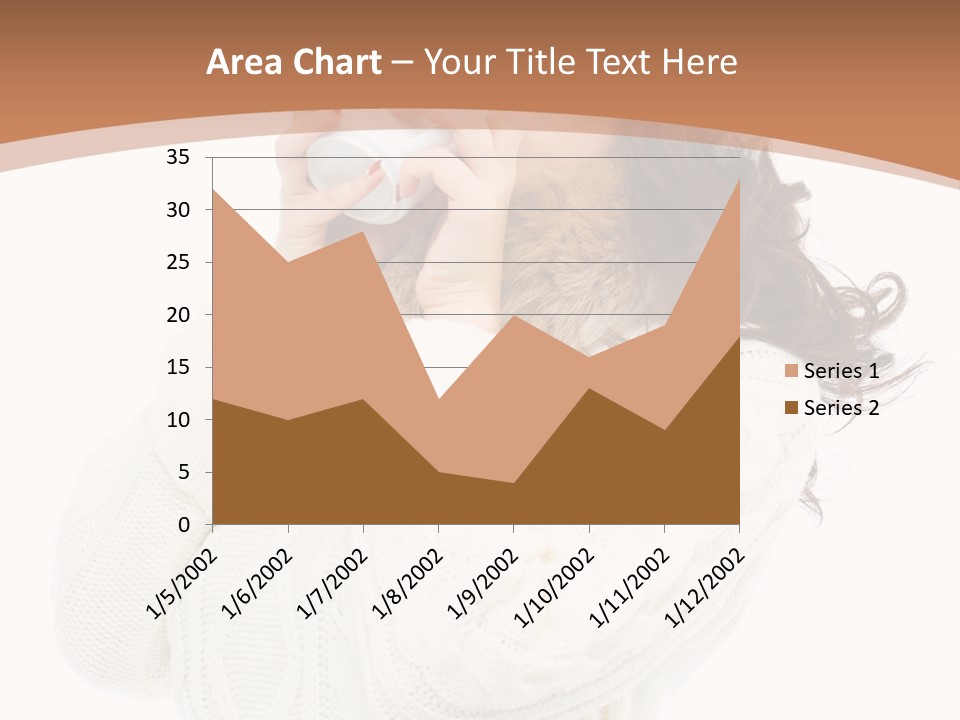 Female Alone Taiwanese PowerPoint Template