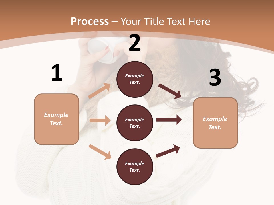 Female Alone Taiwanese PowerPoint Template