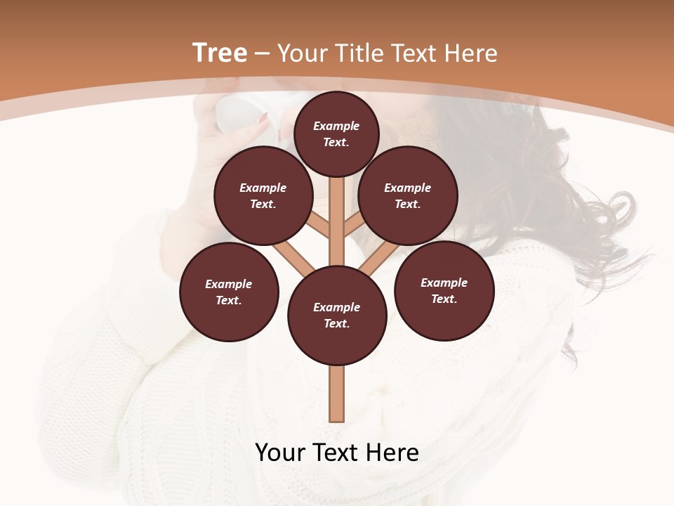 Female Alone Taiwanese PowerPoint Template