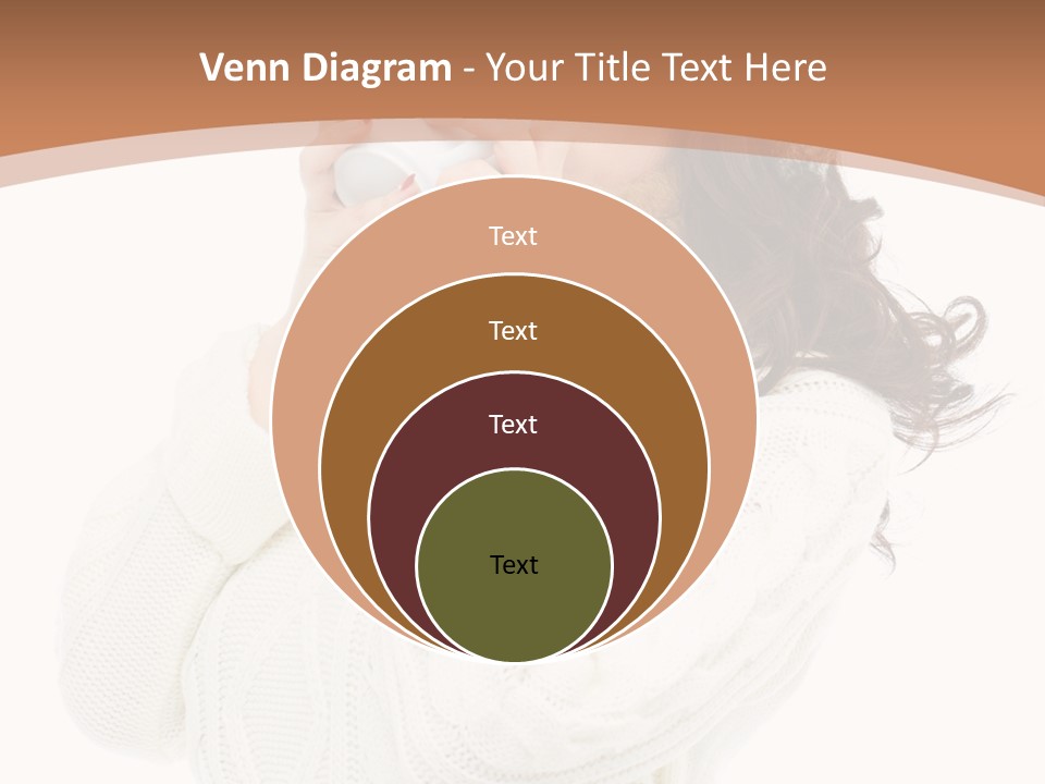 Female Alone Taiwanese PowerPoint Template