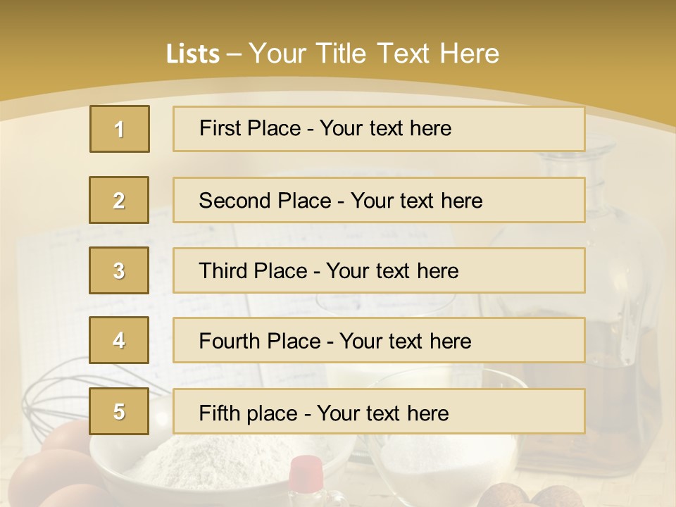 Recipe Writing Historical PowerPoint Template