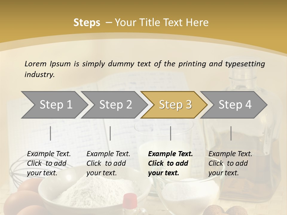 Recipe Writing Historical PowerPoint Template