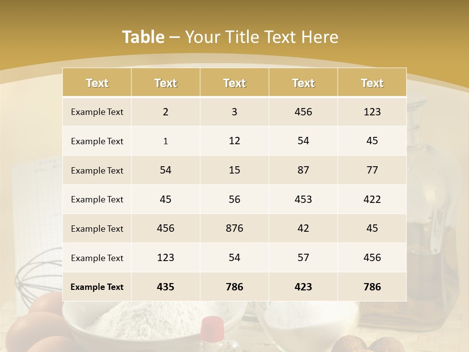 Recipe Writing Historical PowerPoint Template