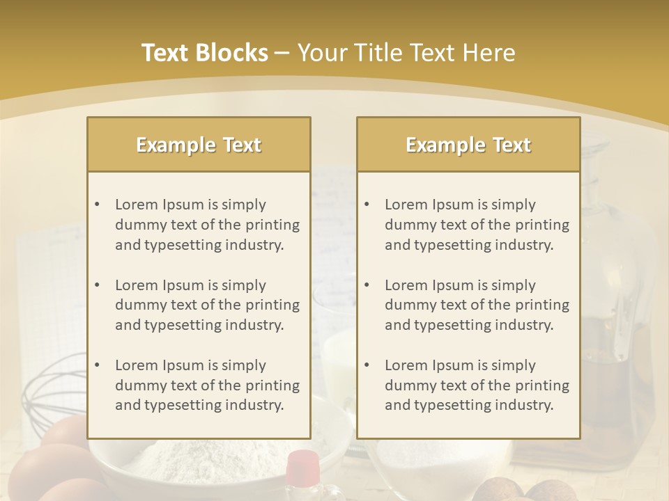 Recipe Writing Historical PowerPoint Template