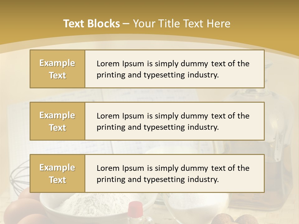 Recipe Writing Historical PowerPoint Template