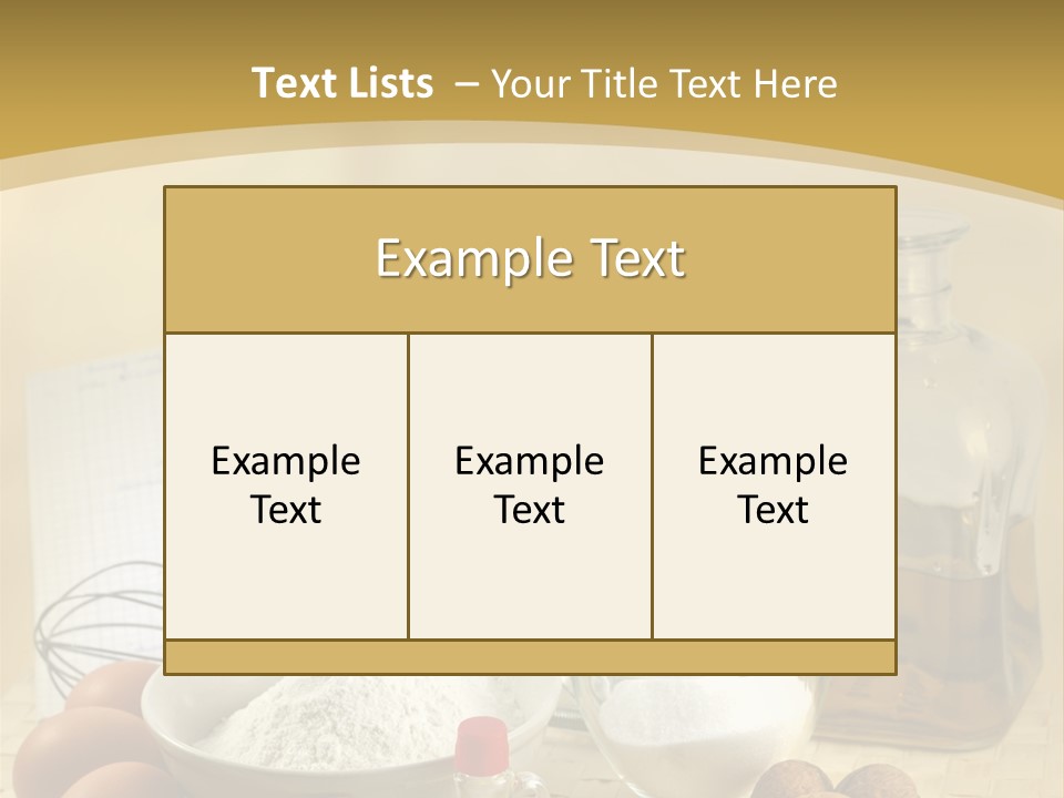 Recipe Writing Historical PowerPoint Template