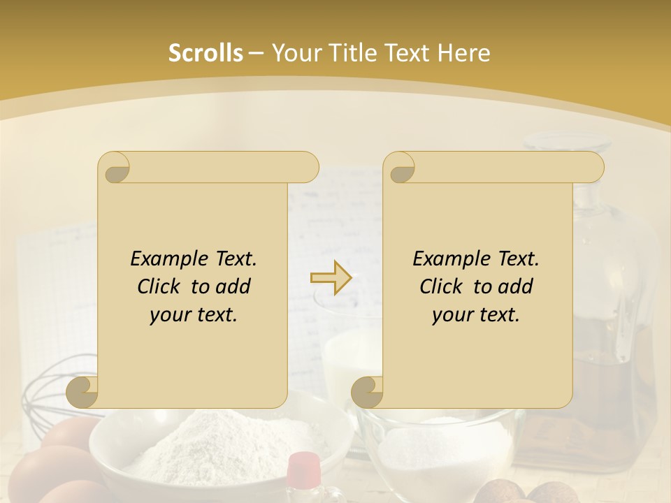 Recipe Writing Historical PowerPoint Template