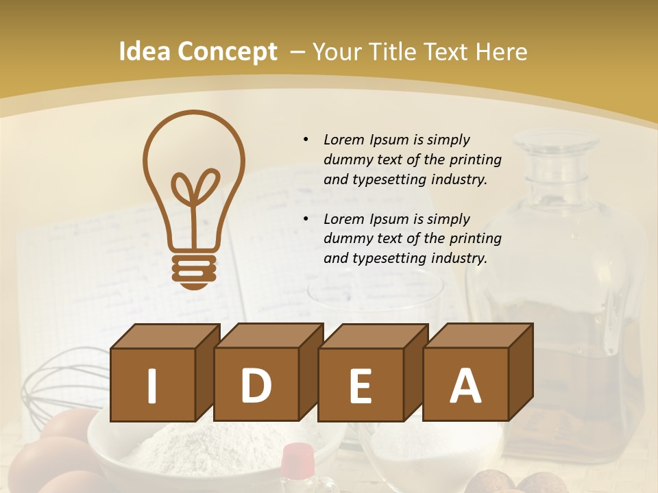 Recipe Writing Historical PowerPoint Template