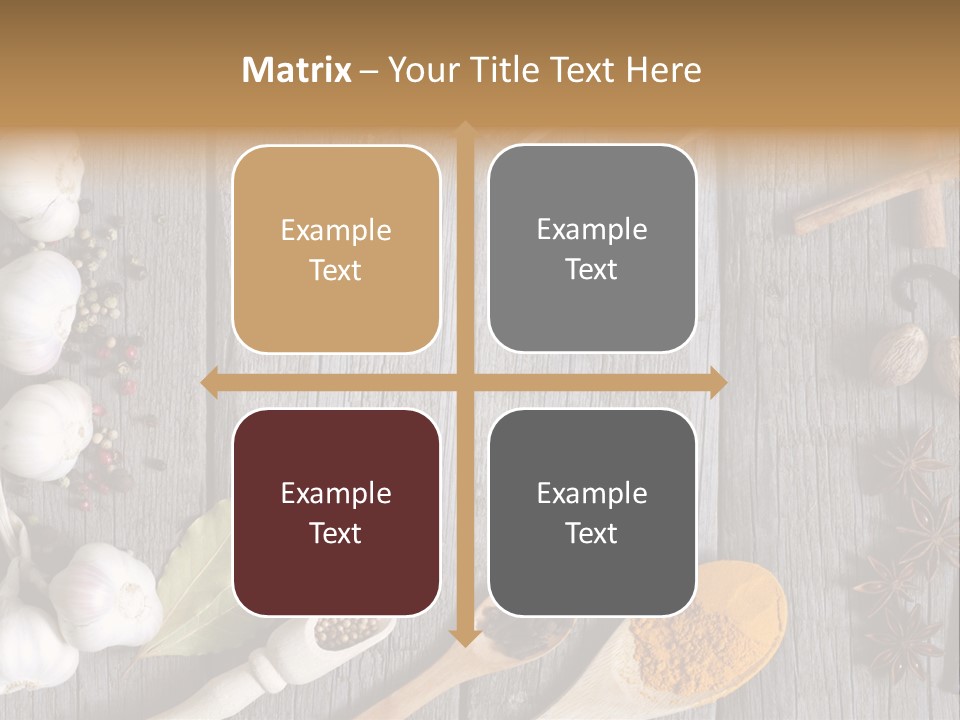 Background Organic Vegetable PowerPoint Template