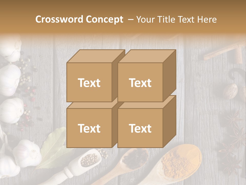 Background Organic Vegetable PowerPoint Template