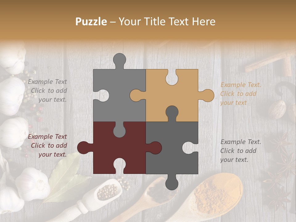 Background Organic Vegetable PowerPoint Template