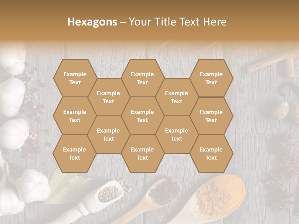 Background Organic Vegetable PowerPoint Template