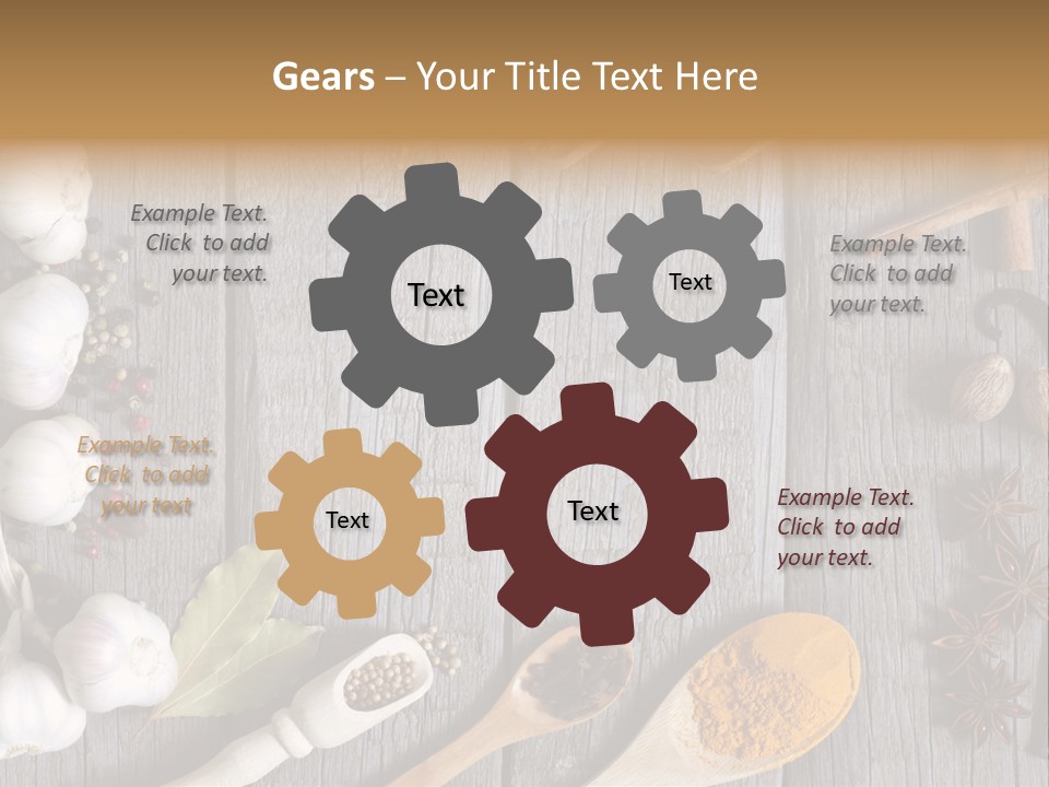 Background Organic Vegetable PowerPoint Template