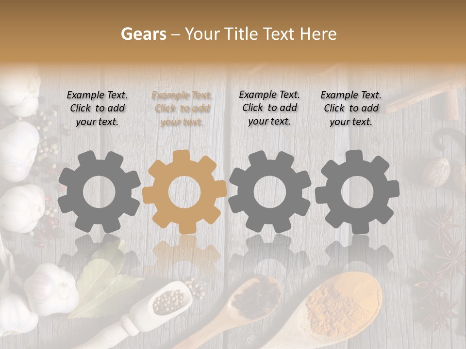 Background Organic Vegetable PowerPoint Template