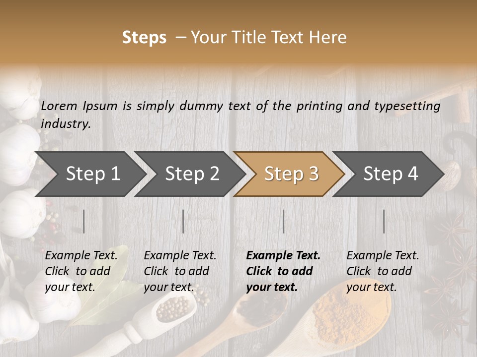 Background Organic Vegetable PowerPoint Template