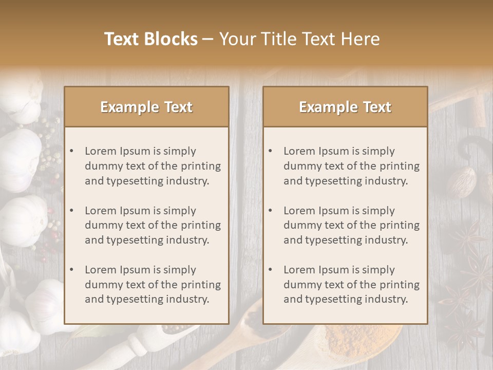 Background Organic Vegetable PowerPoint Template